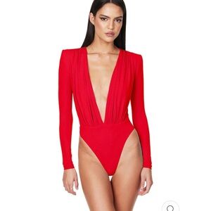 DASHA BODYSUIT IN FIERY RED
Nookie